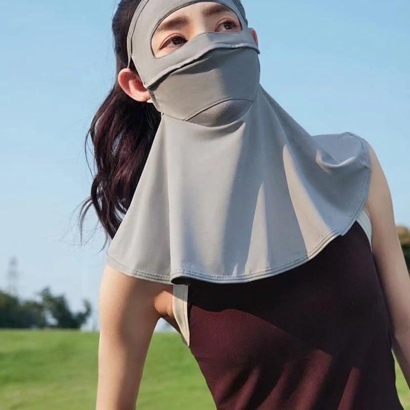 Enignic Face Cover for Sun Protection UPF 50+ UV Neck Protection UV Face Mask Covering - Image 4